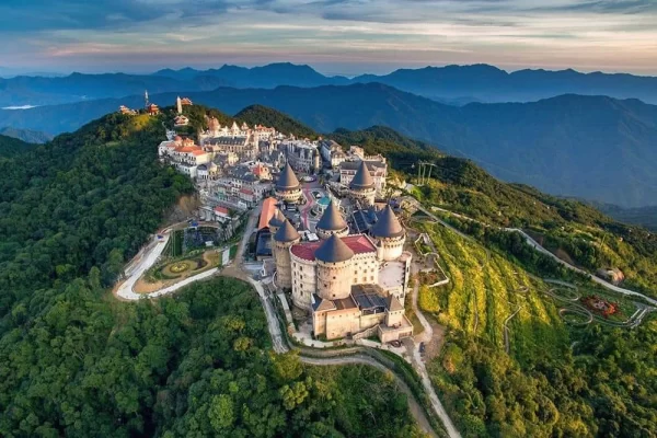 Ba Na Hills viewed from above