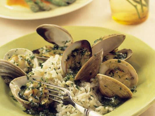 Clam rice