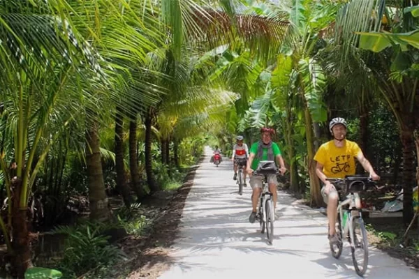 Cycling Through Villages in Mekong Delta