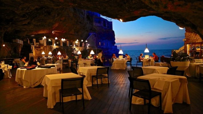 Dinner in a Cave at Halong Bay