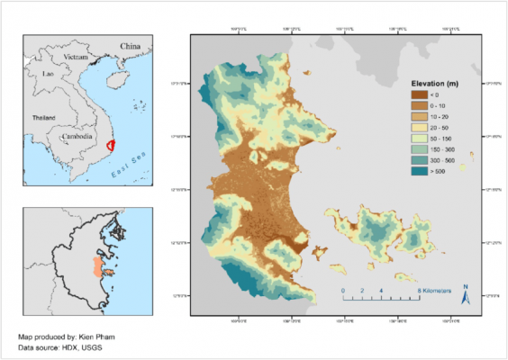 Geographic location of Nha Trang