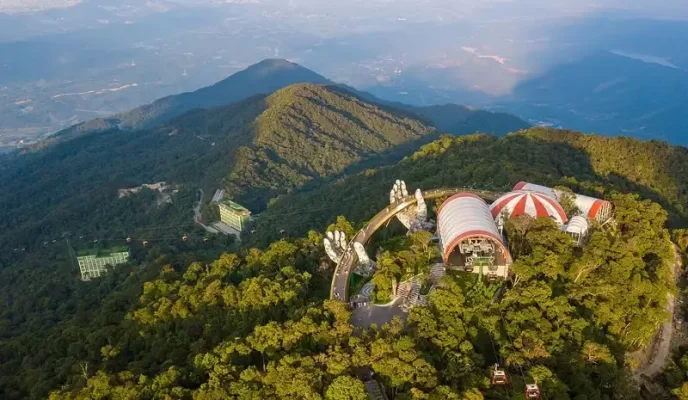 Golden Bridge is located in the Sun World Ba Na Hill complex