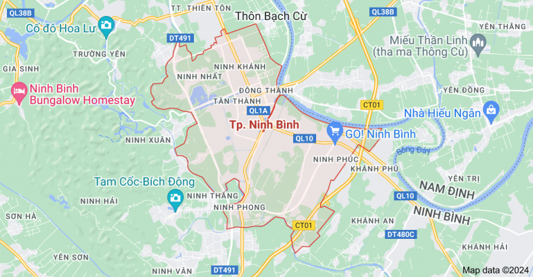 Location of Ninh BInh