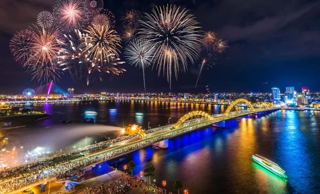 The iconic bridge of Da Nang