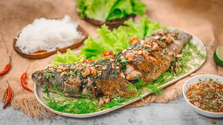 Grilled Snakehead Fish