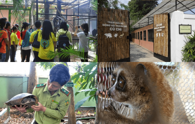 The wildlife rescue station at the Cu Chi Tunnels