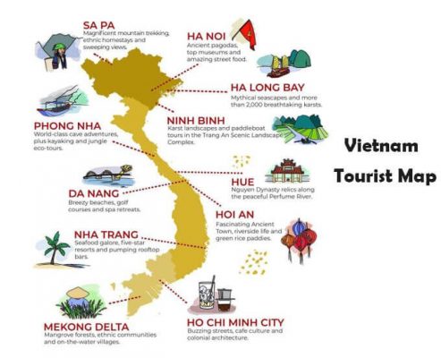 Vietnam Tourist Map