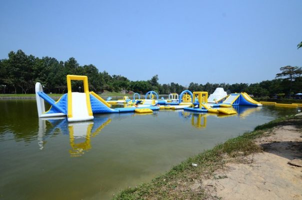 Water games area in the Cu Chi Tunnels