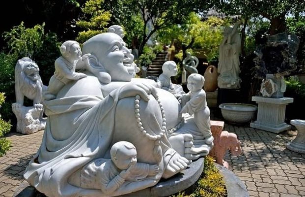 Sculpture depicting Maitreya Buddha in Buddhism