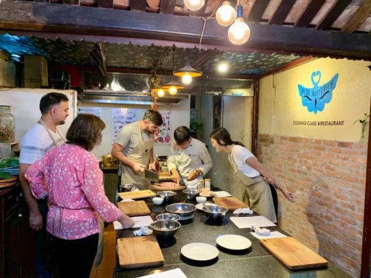 Blue Butterfly Cooking Class