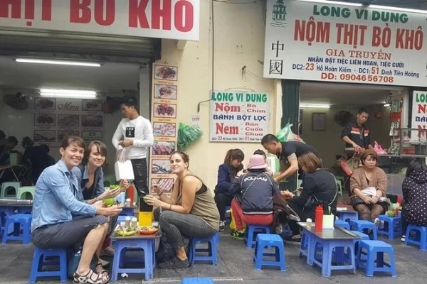 Experiencing Hanoi street food is the most authentic indigenous cultural experience