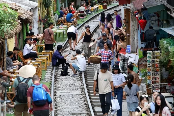 Hanoi Train Street has become a part of people's lives