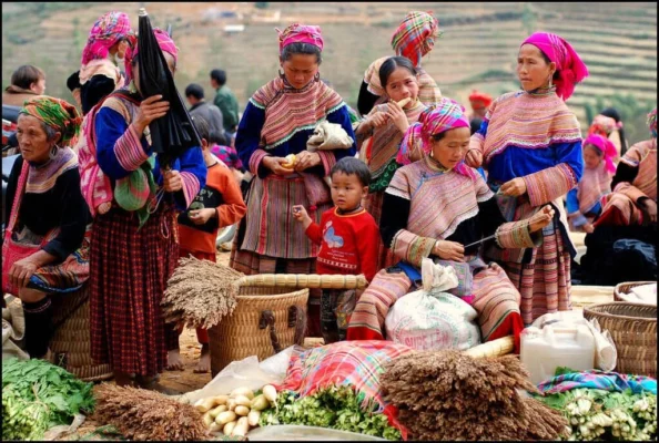 Bac Ha market