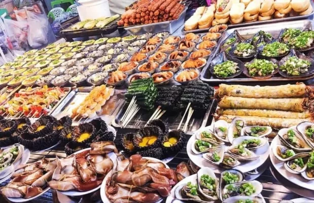 Food Section at Halong Night Market