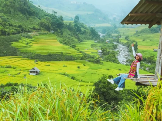 Sapa's climate is extremely suitable for vacations and nature exploration.