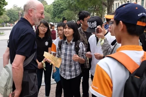 Tourists can easily communicate in English when traveling to Vietnam.