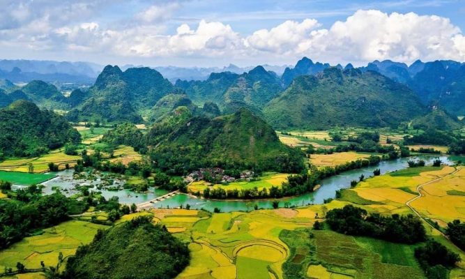 The natural beauty of Cao Bang.