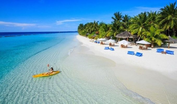 Kayaking is a popular activity for tourists when visiting Phu Quoc.