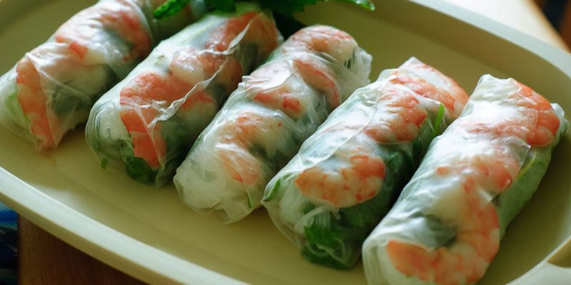 Many visitors love the freshness of Fresh Spring Rolls' ingredients.