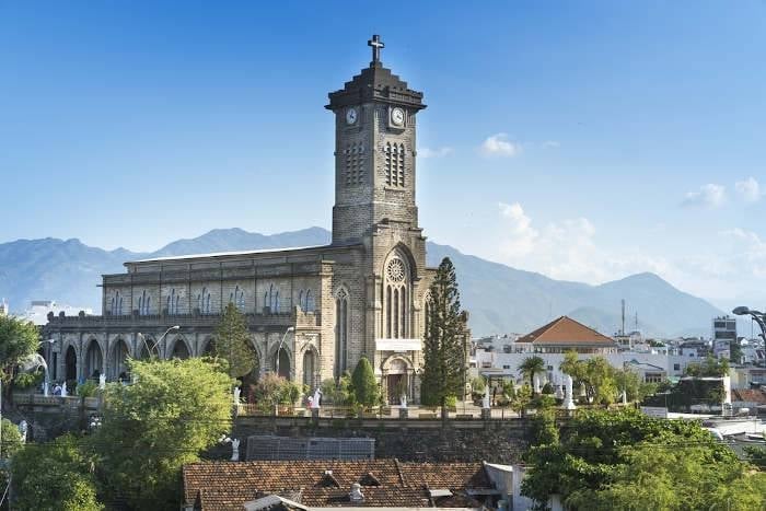 The ancient beauty of Nha Trang Stone Church.