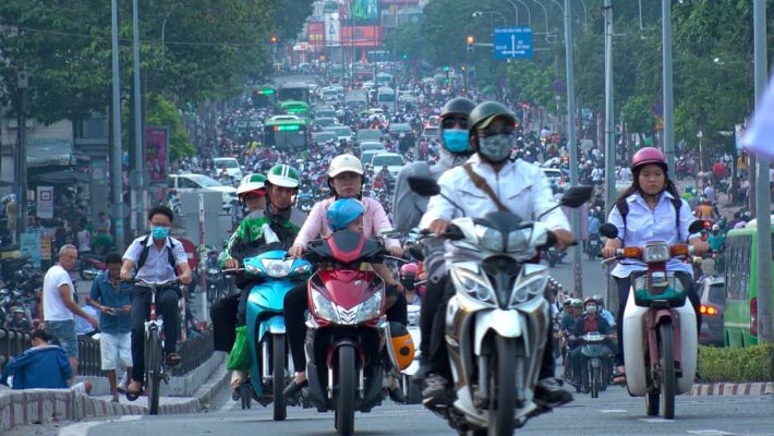 Vietnam is the world's number 2 country in terms of motorbike usage rate.