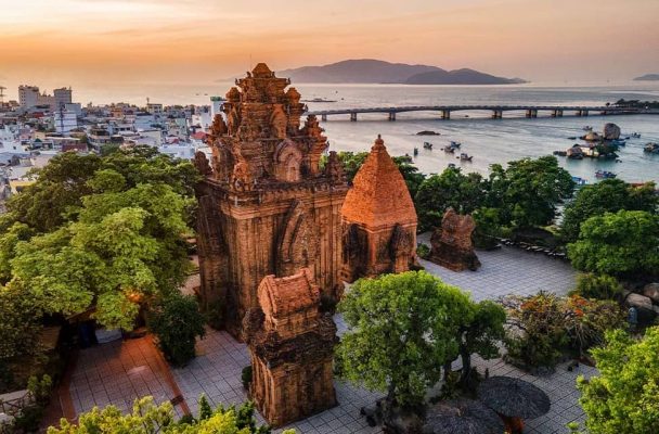 Nha Trang seen from Po Nagar Cham Towers