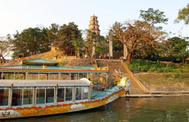 Thien Mu Pagoda on the poetic Huong River